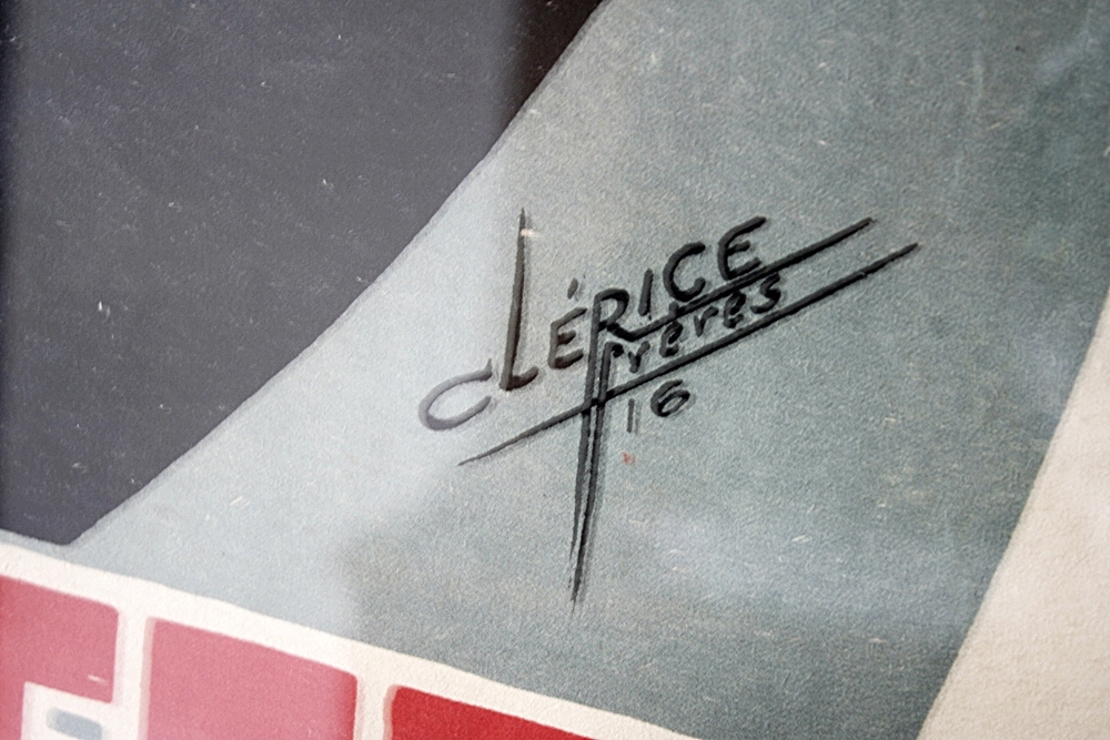 "Le Maris de Ginette" Art Nouveau Opera Poster Lithograph