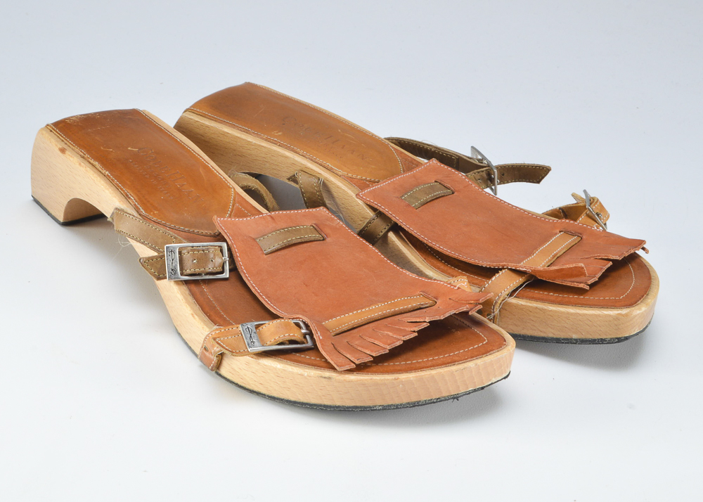Ladies Cole Haan Resort Wooden Sandals 