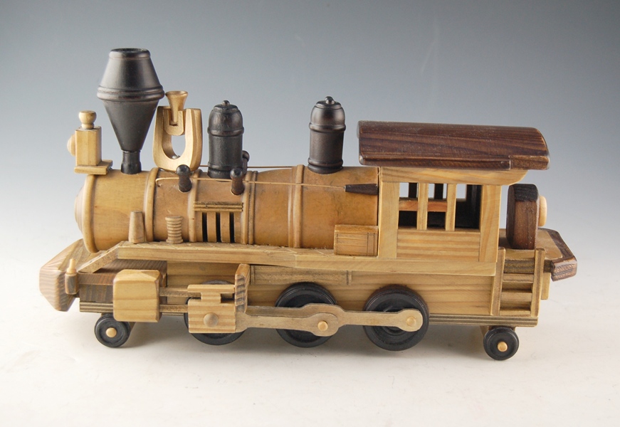 Wood Train Engine
