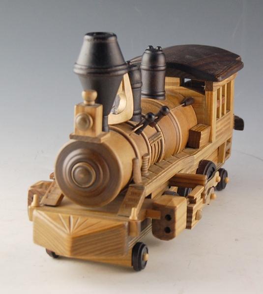 Wood Train Engine