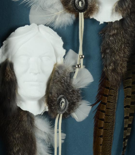 Signed Bill Coffelt Paper Pulp Sculpture 