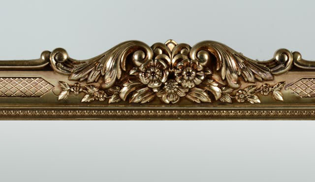 Ornate Gold Trim Mirror