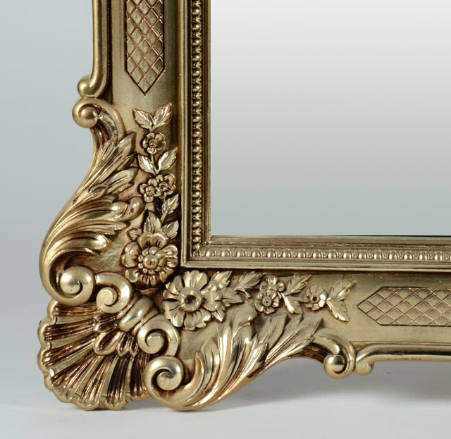 Ornate Gold Trim Mirror