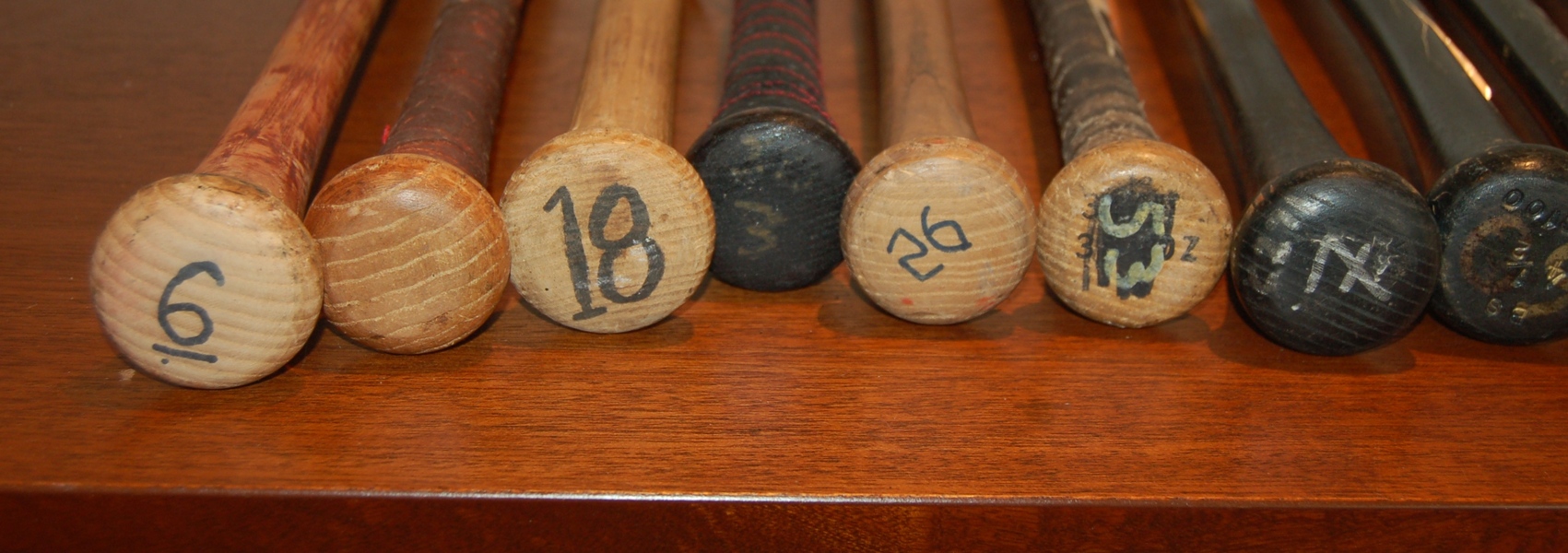 Fifteen 1980-1990s Game-Used Baseball Bats