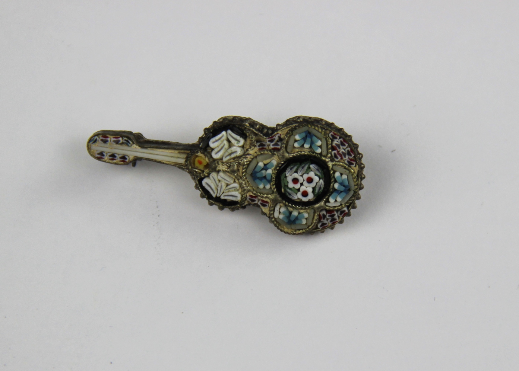 Italian Micro Mosaic Bracelet and Pin