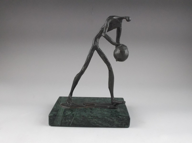Esther Wertheimer "Basketball Player" Bronze Statue 