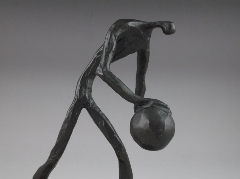Esther Wertheimer "Basketball Player" Bronze Statue 