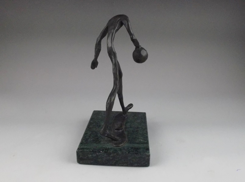 Esther Wertheimer "Basketball Player" Bronze Statue 