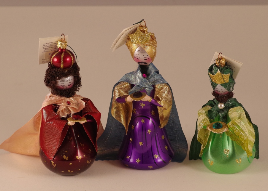 Radko Set of the Three Wise Men Ornaments