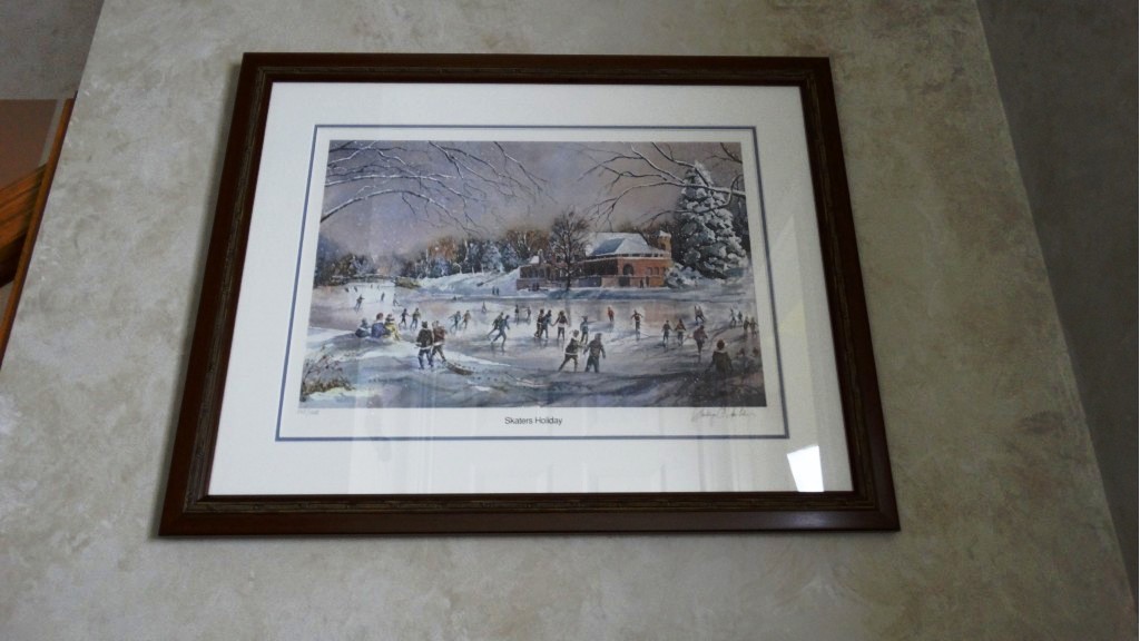 Santiago San Pedro Signed and Numbered Print "Skater's Holiday"