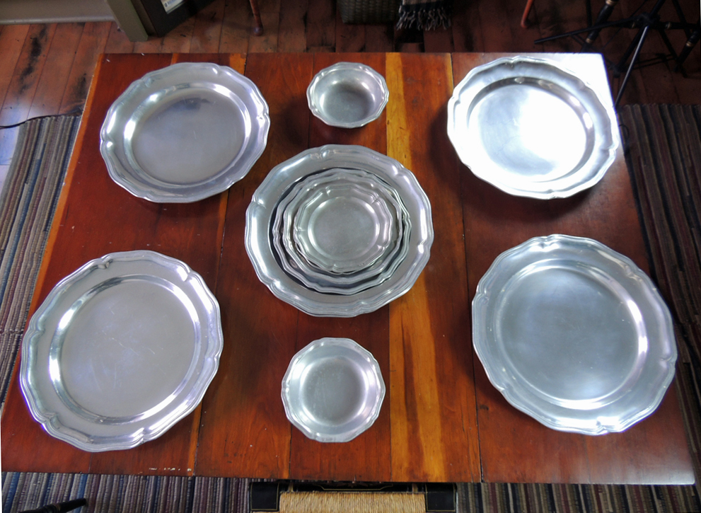 Wilton Armetale Pewter Plates and Chargers