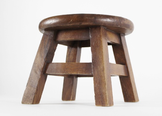 Handcrafted Wood Step Stool Old Truck