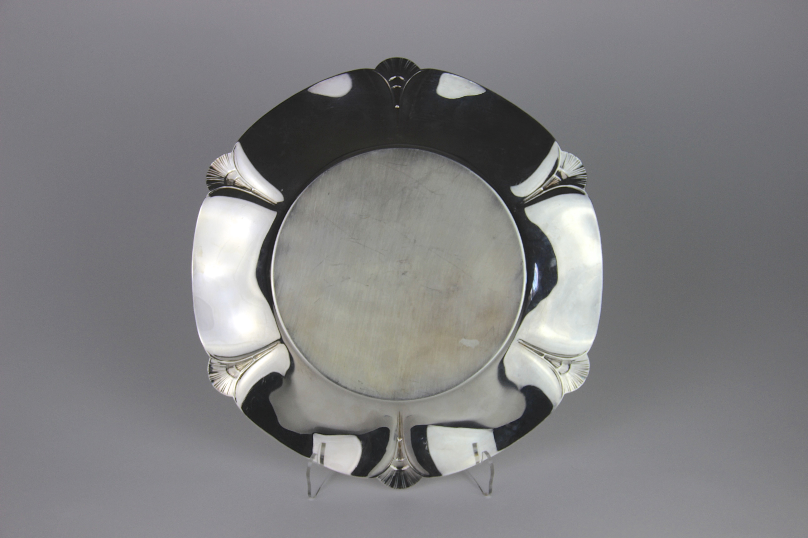 Rogers Silver Plate Engraved Sorority Platter