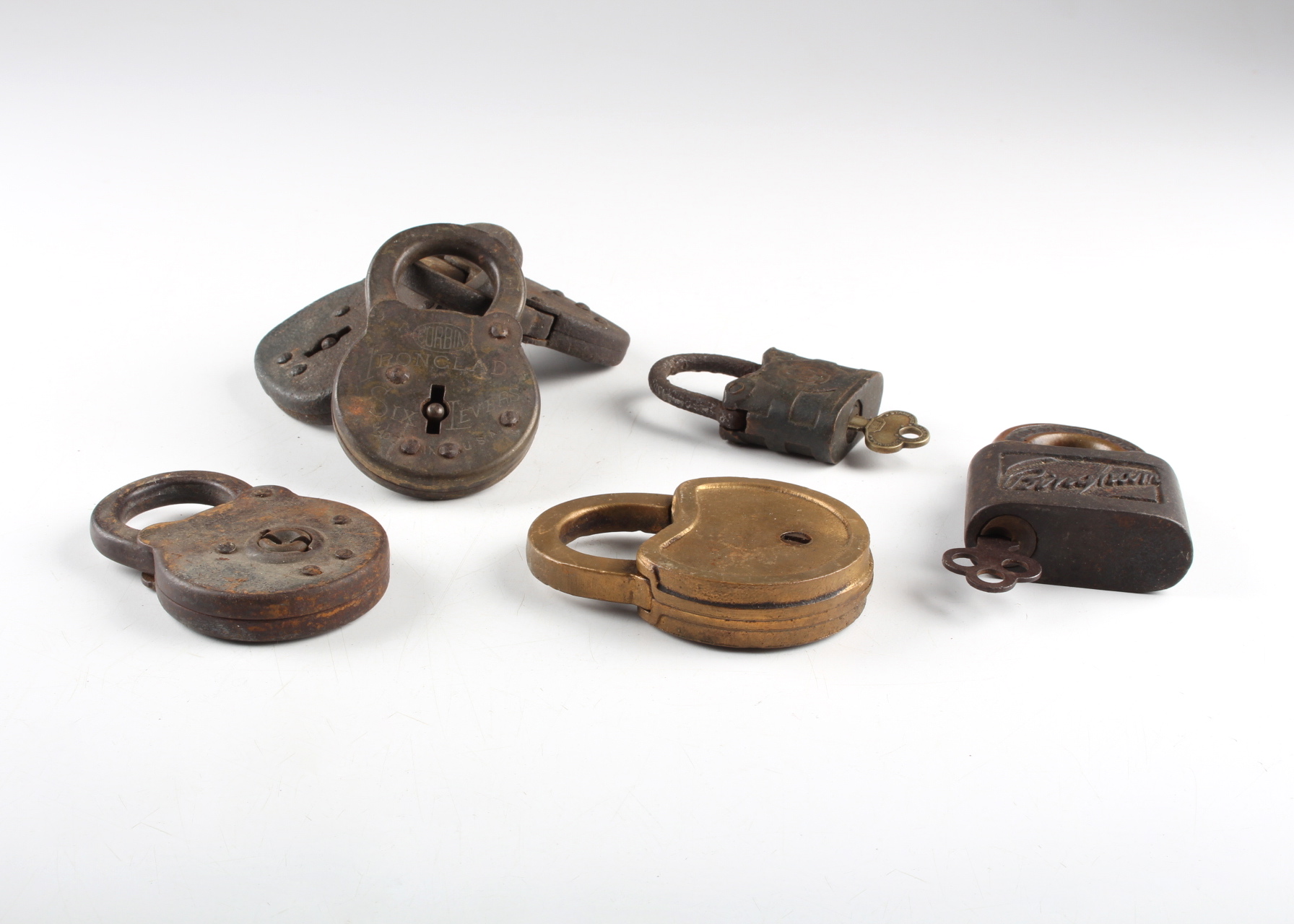 A Group of (7) Vintage/Antique Padlocks