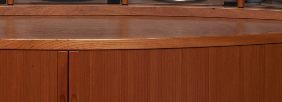 Scandinavian China Cabinet Crafted in Cherry