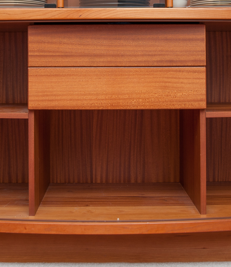 Scandinavian China Cabinet Crafted in Cherry