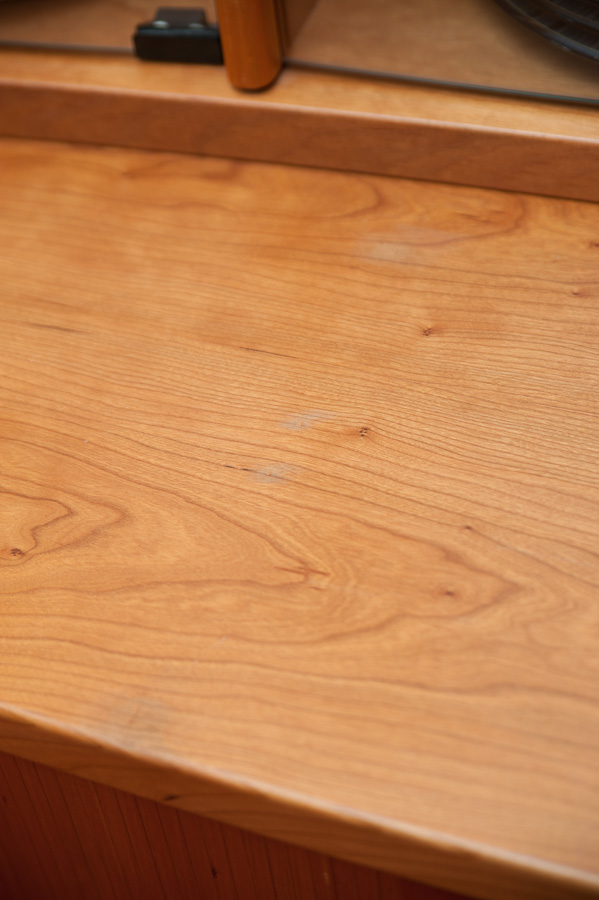 Scandinavian China Cabinet Crafted in Cherry