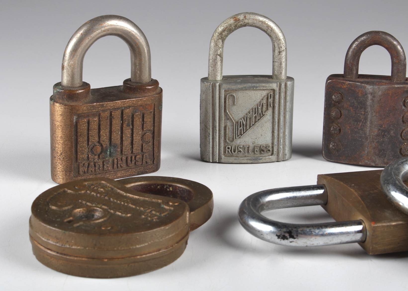 A Group of (7) Vintage/Antique Padlocks