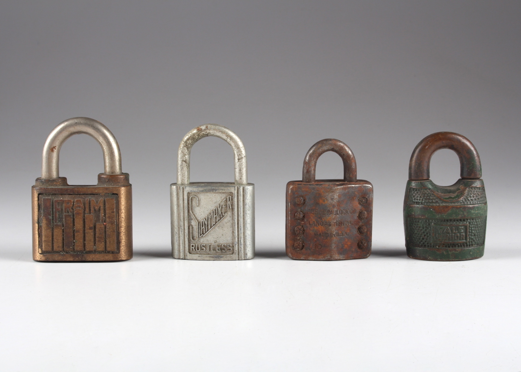 A Group of (7) Vintage/Antique Padlocks