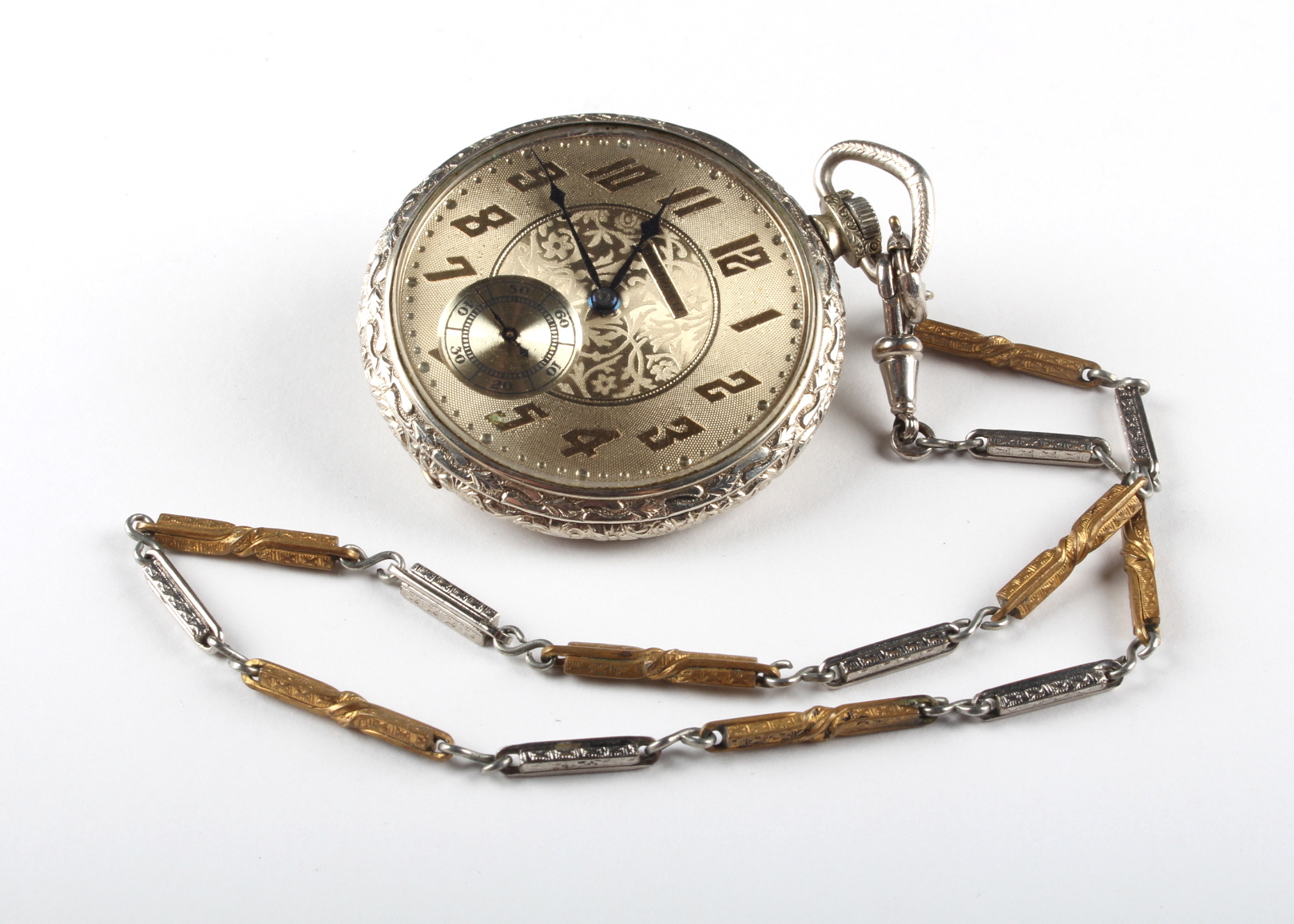 A Vintage Hampden Watch Company Fifteen Jewel Pocket Watch
