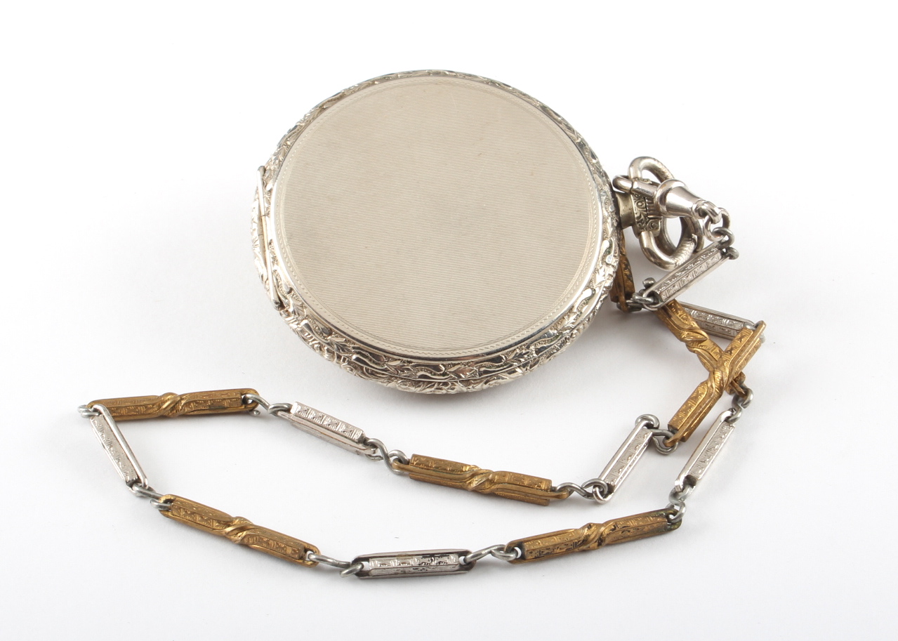 A Vintage Hampden Watch Company Fifteen Jewel Pocket Watch