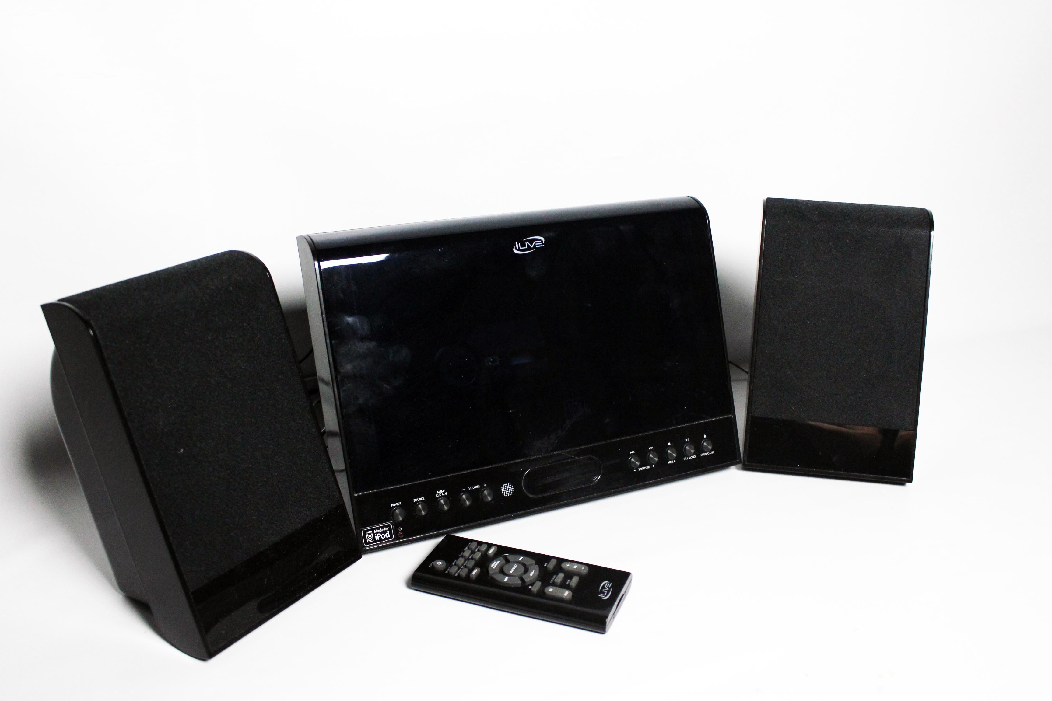 ILive Home Music System with Speakers