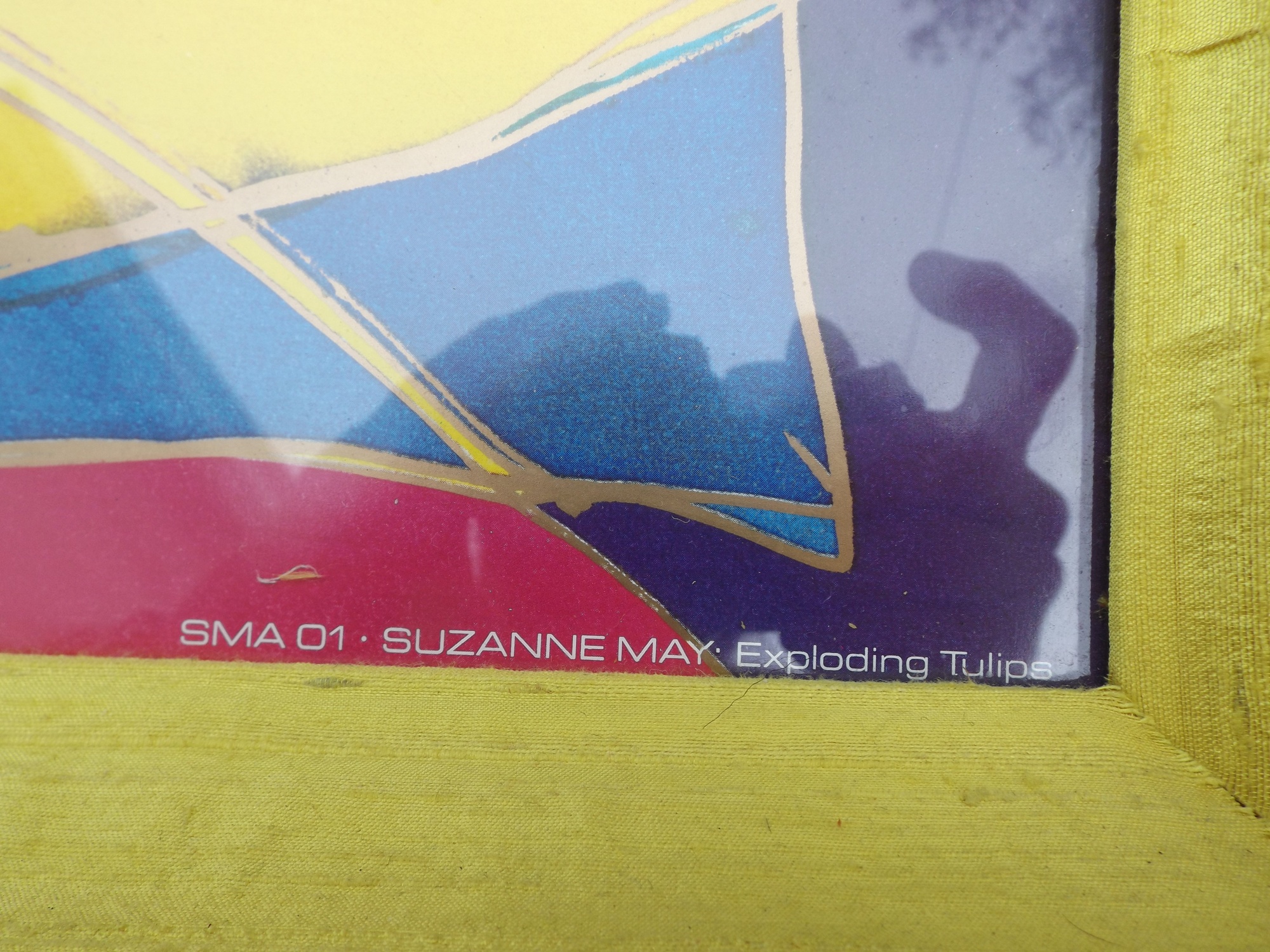 Suzanne May Offset Lithographic Poster Exploding Tulips