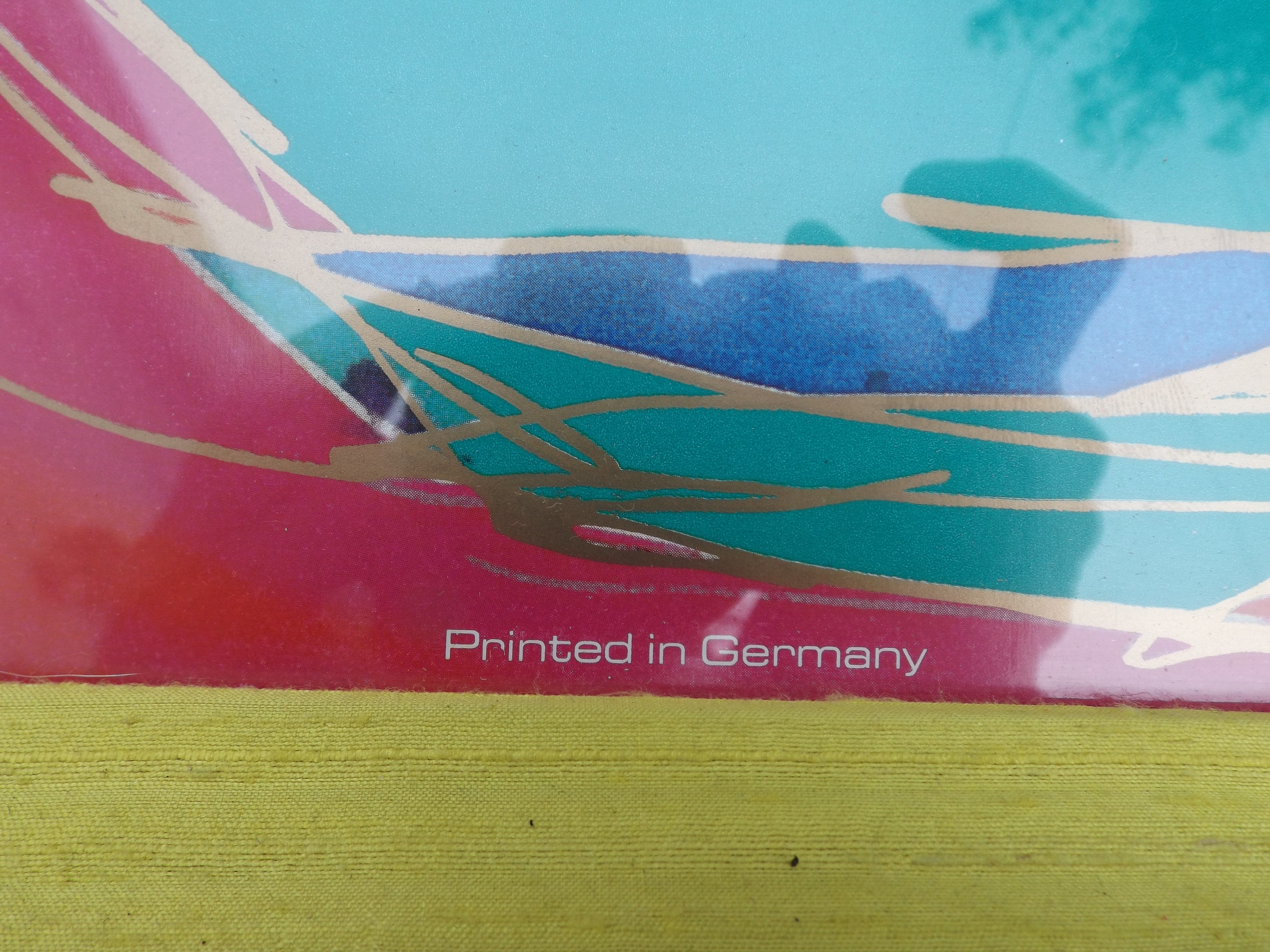 Suzanne May Offset Lithographic Poster Exploding Tulips