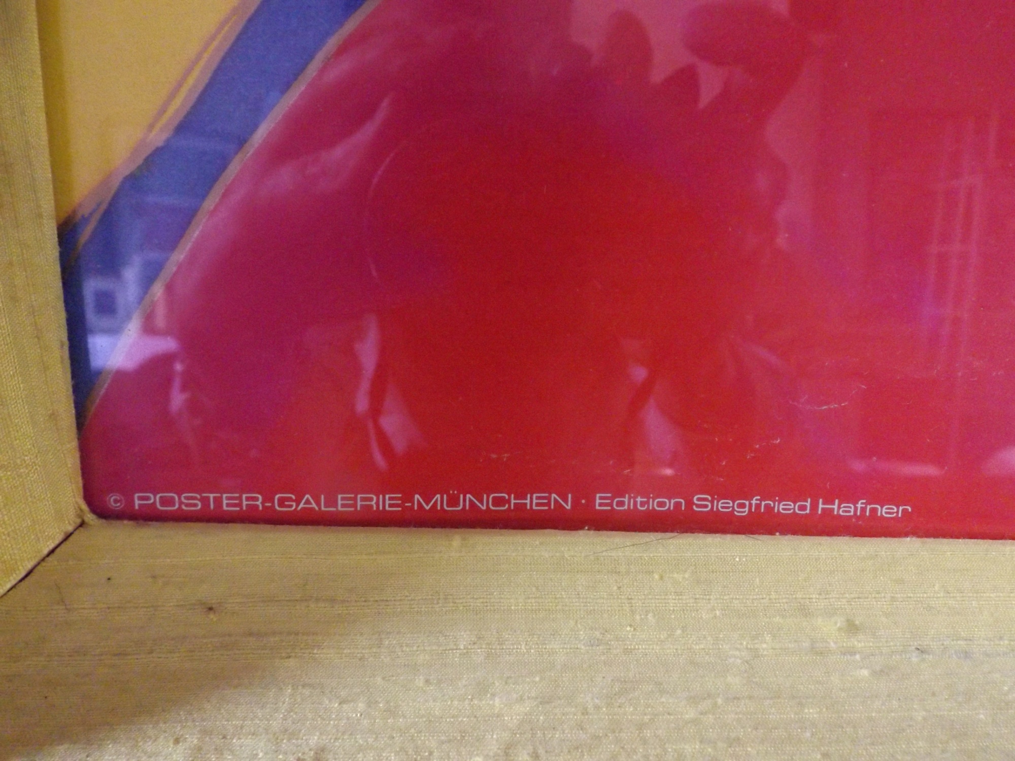 Suzanne May Offset Lithographic Poster Exploding Tulips