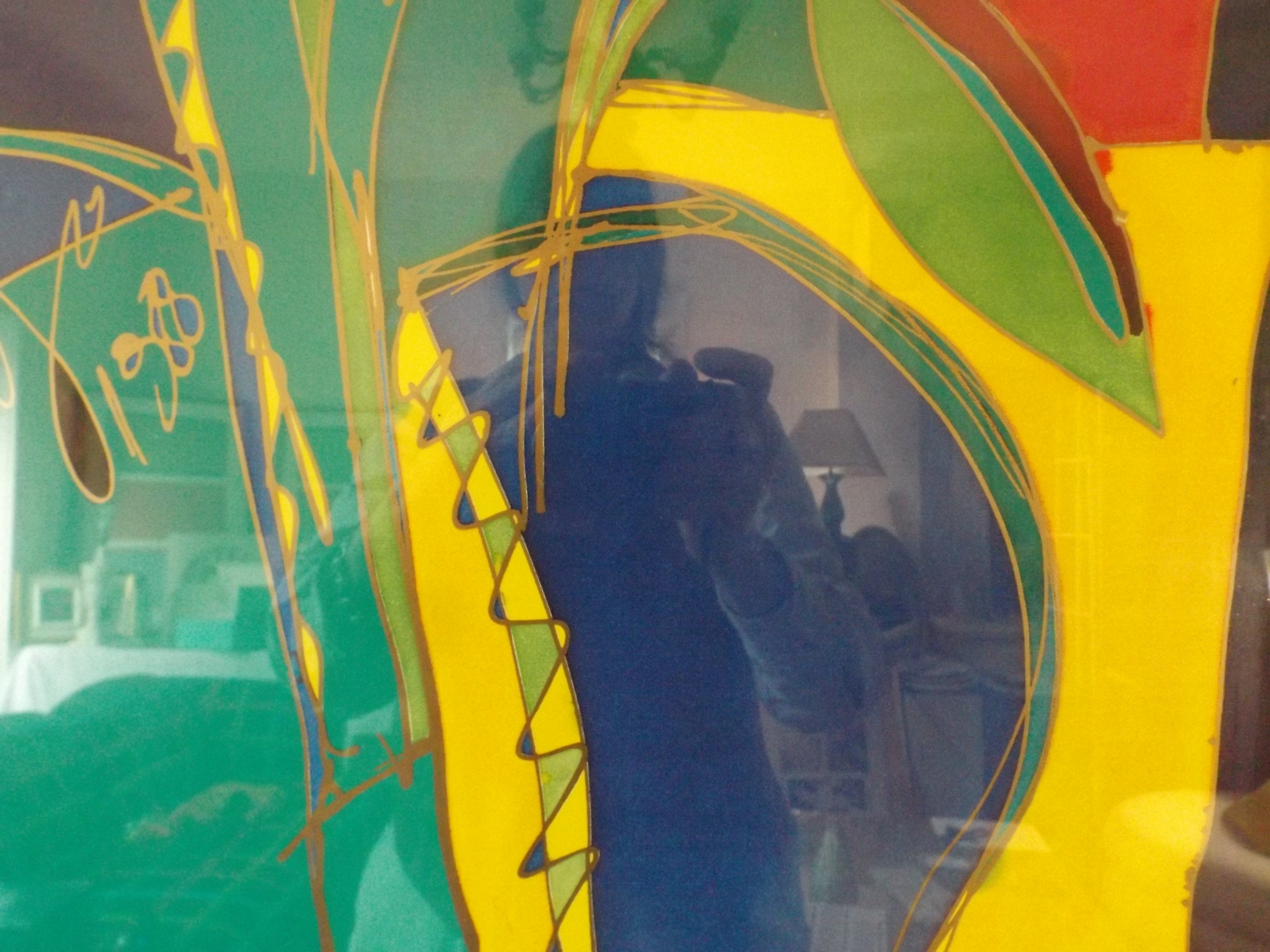 Suzanne May Offset Lithographic Poster Exploding Tulips