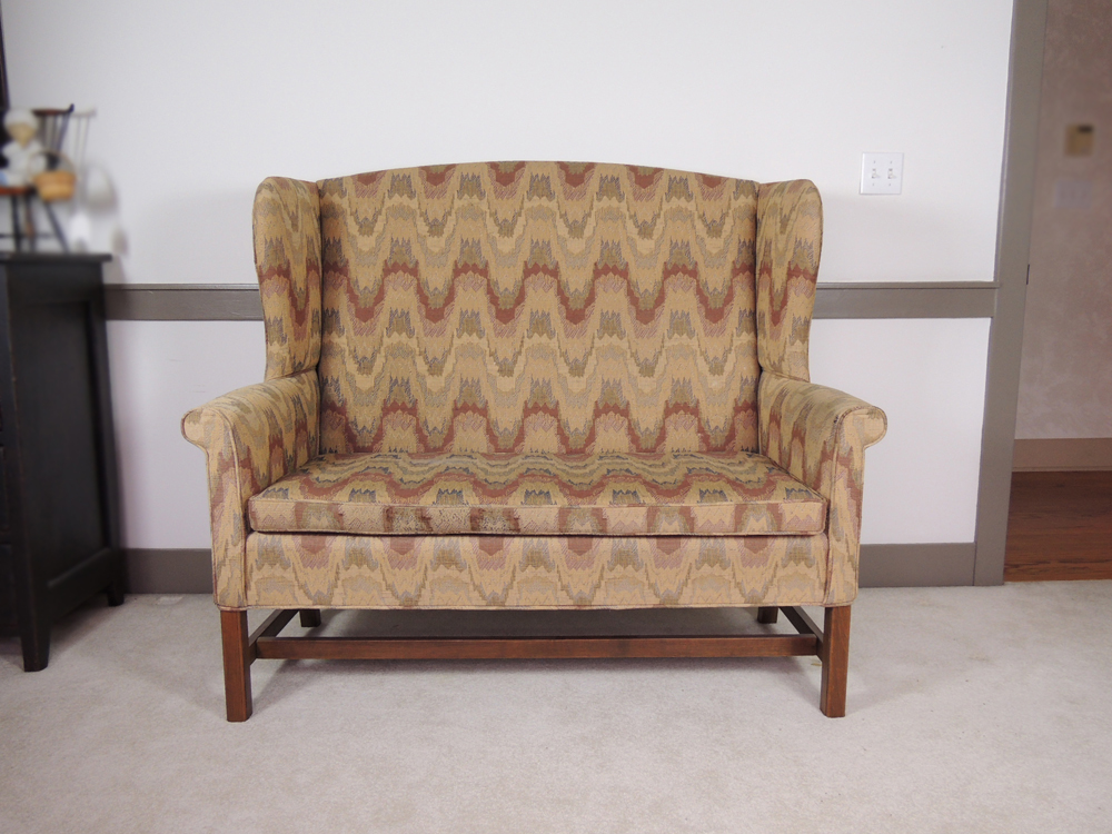 Wingback Settee by "The Seraph"