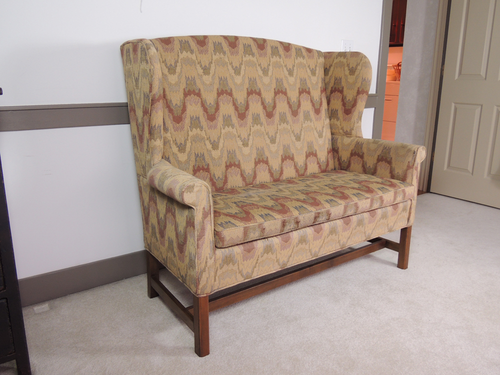 Wingback Settee by "The Seraph"