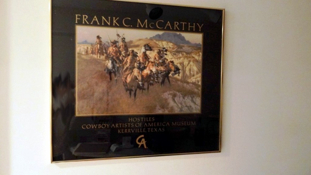 Signed Frank McCarthy Poster "Hostiles"