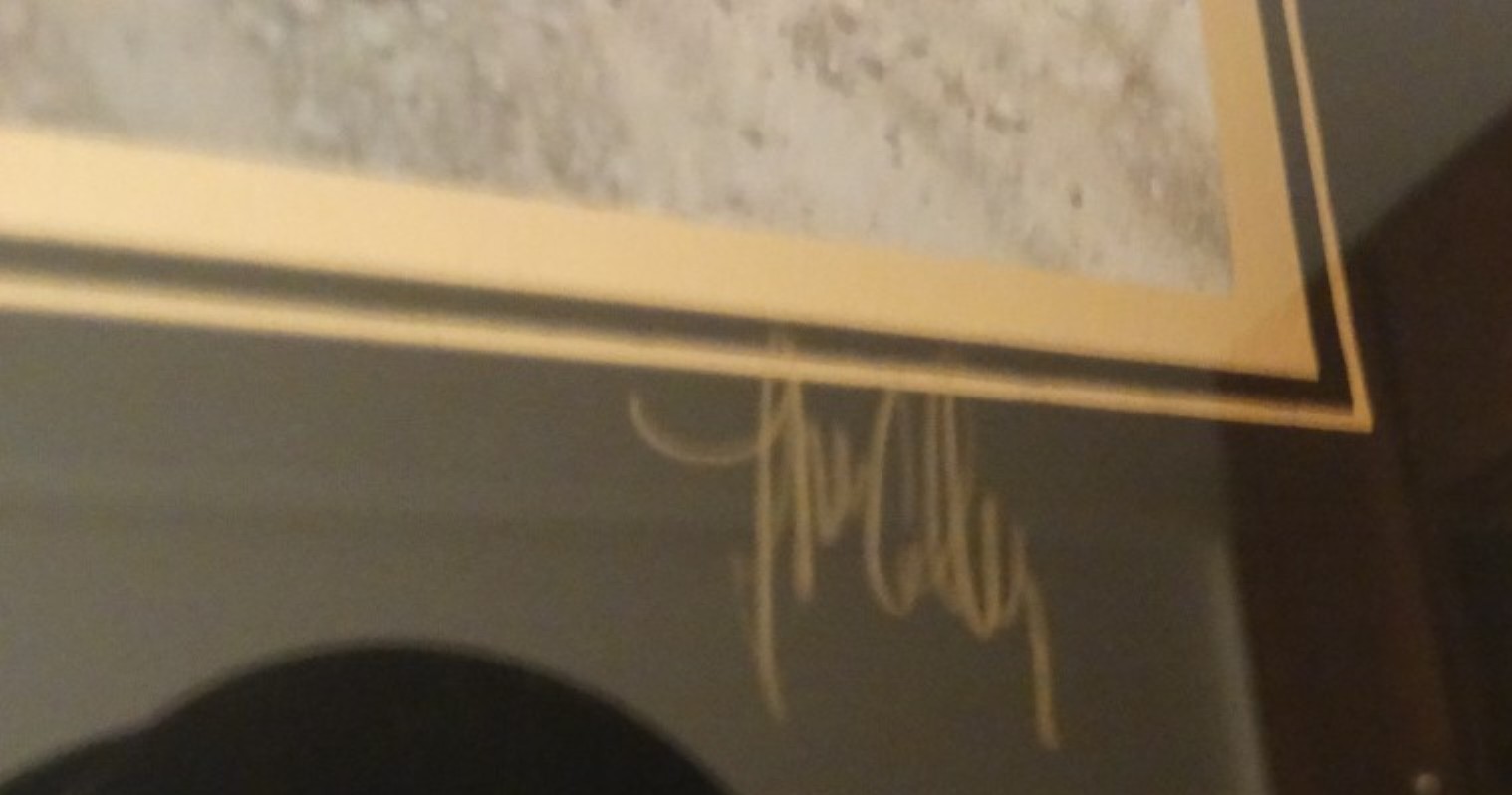 Signed Frank McCarthy Poster "Hostiles"