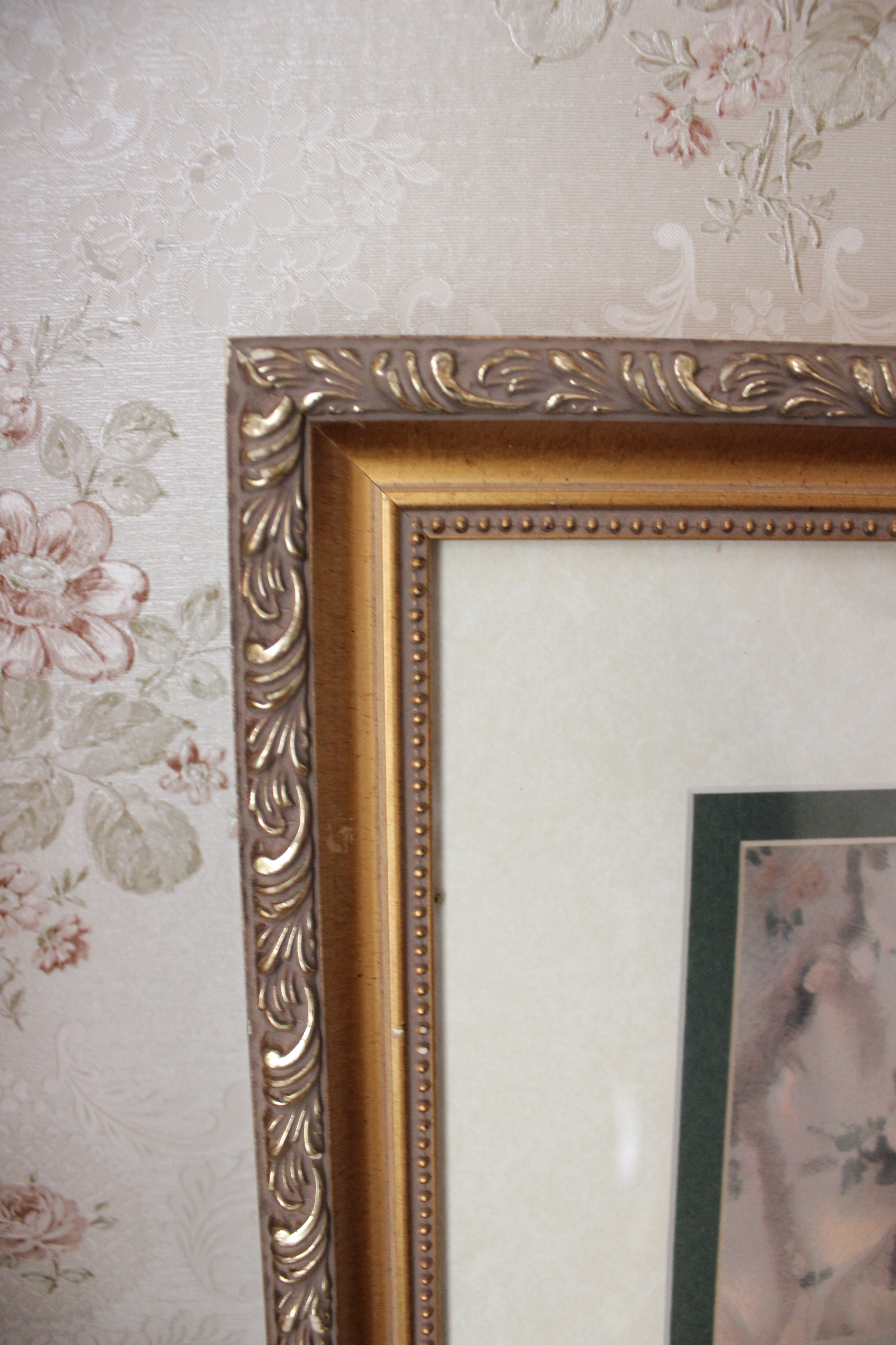 Antique Print by Victorian Artist Charles Barber "Suspense"