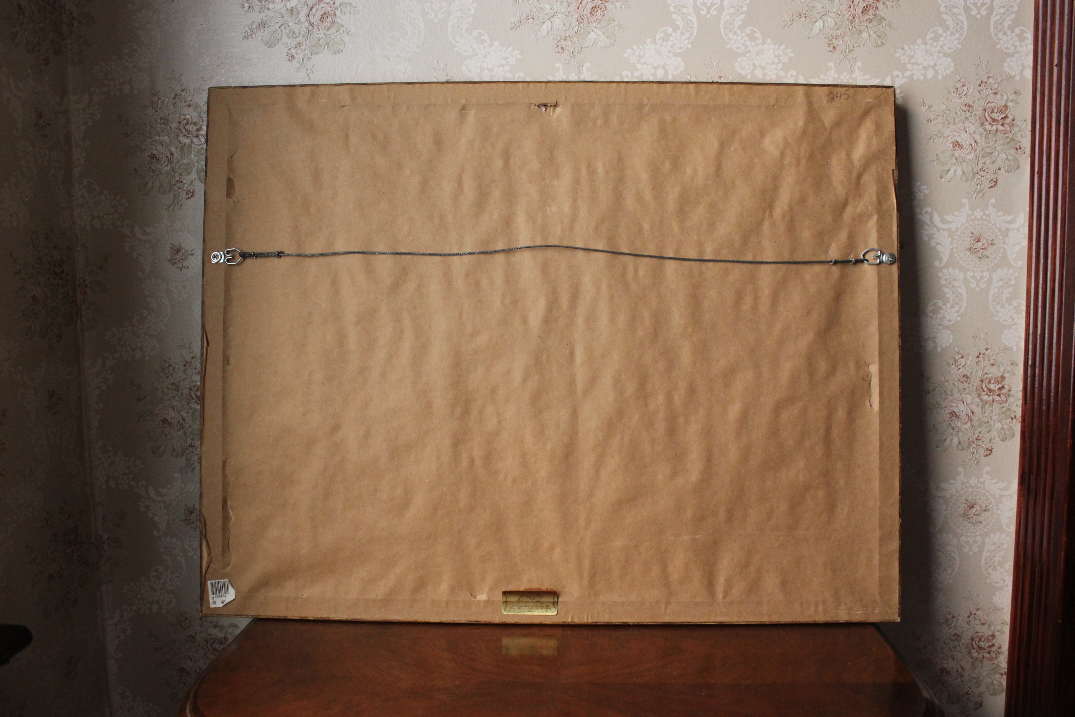 Antique Print by Victorian Artist Charles Barber "Suspense"