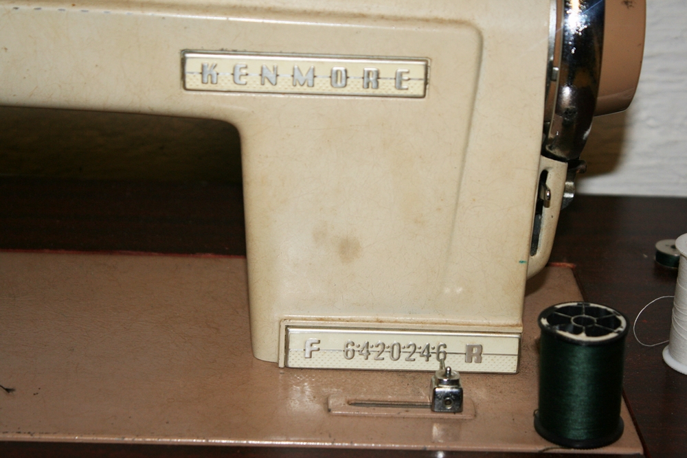 Vintage Kenmore Sewing Machine and Cabinet 