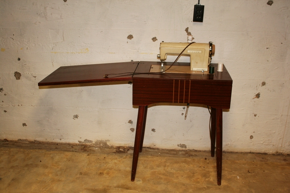 Vintage Kenmore Sewing Machine and Cabinet 