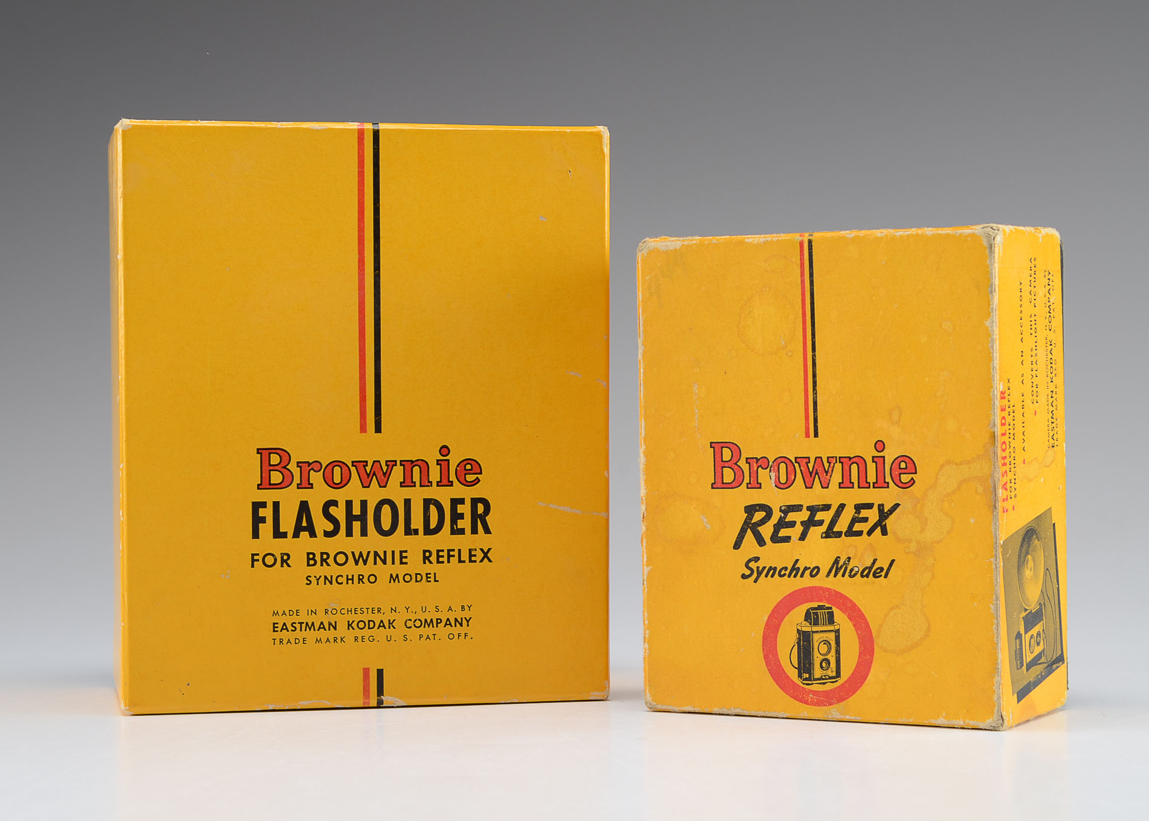 Brownie Reflex Syncho Model Camera and Flasholder