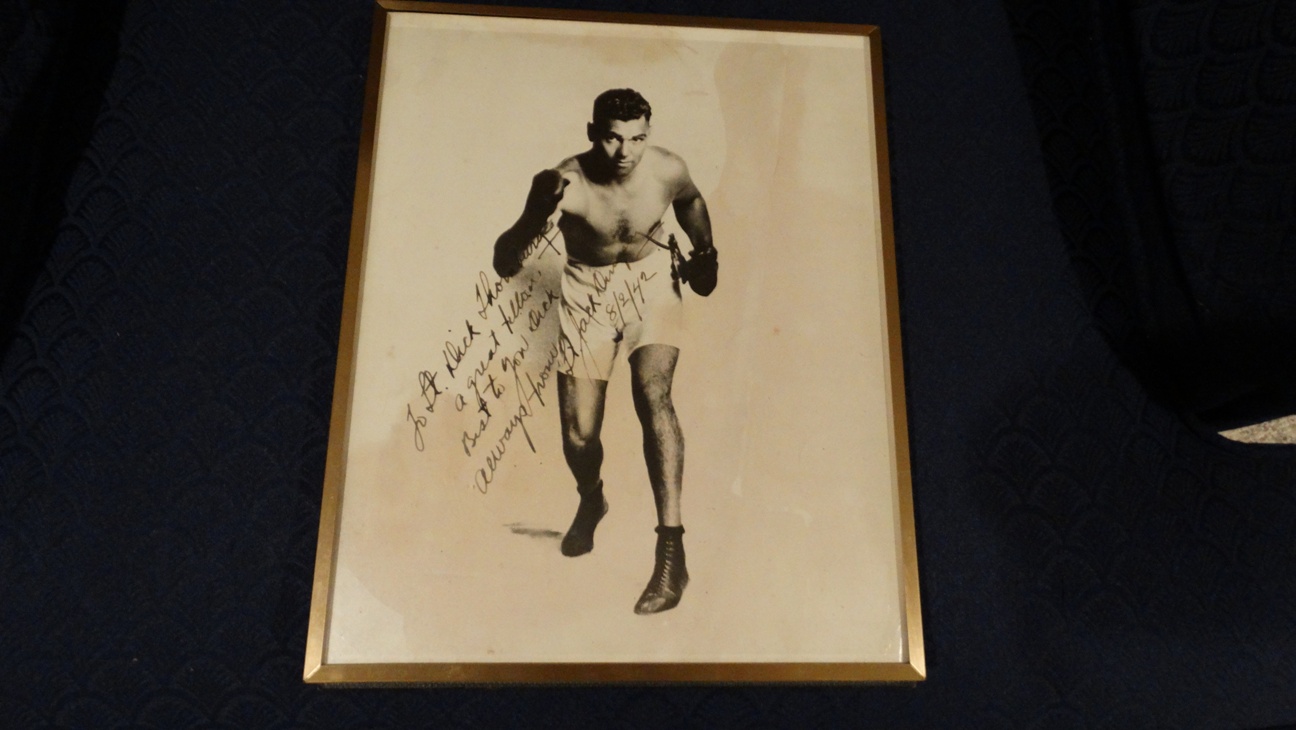 Signed Photo Jack Dempsey Boxer