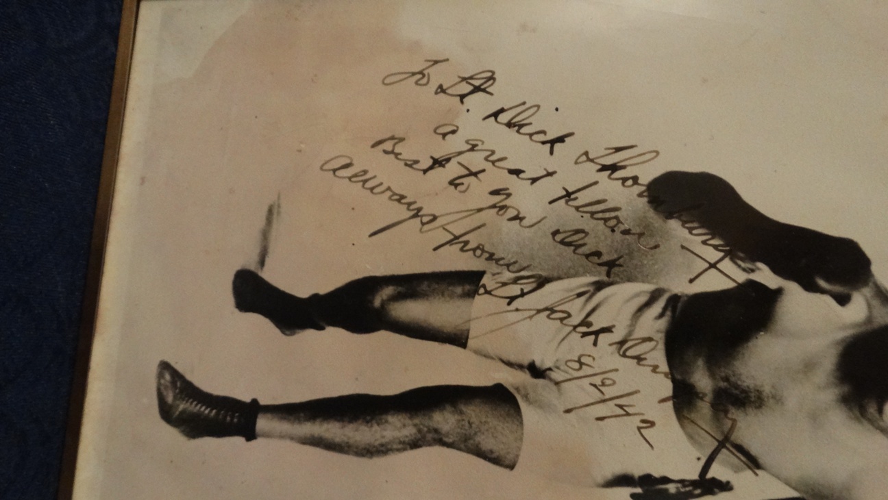 Signed Photo Jack Dempsey Boxer