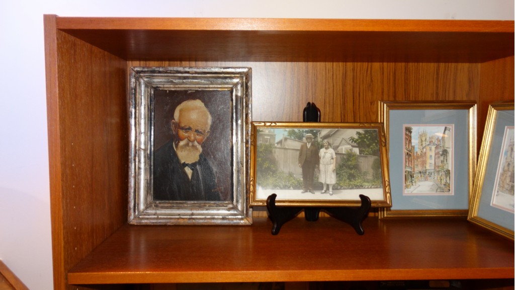 Shelf Lot Prints and Bibelots for Library or Den