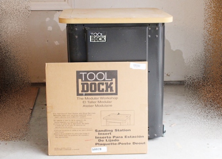 Tool Dock Work Station with Sanding Station Insert