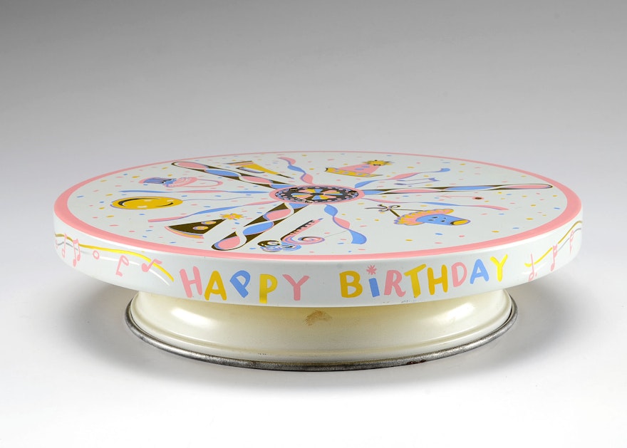 "Happy Birthday" Musical Cake Plate 