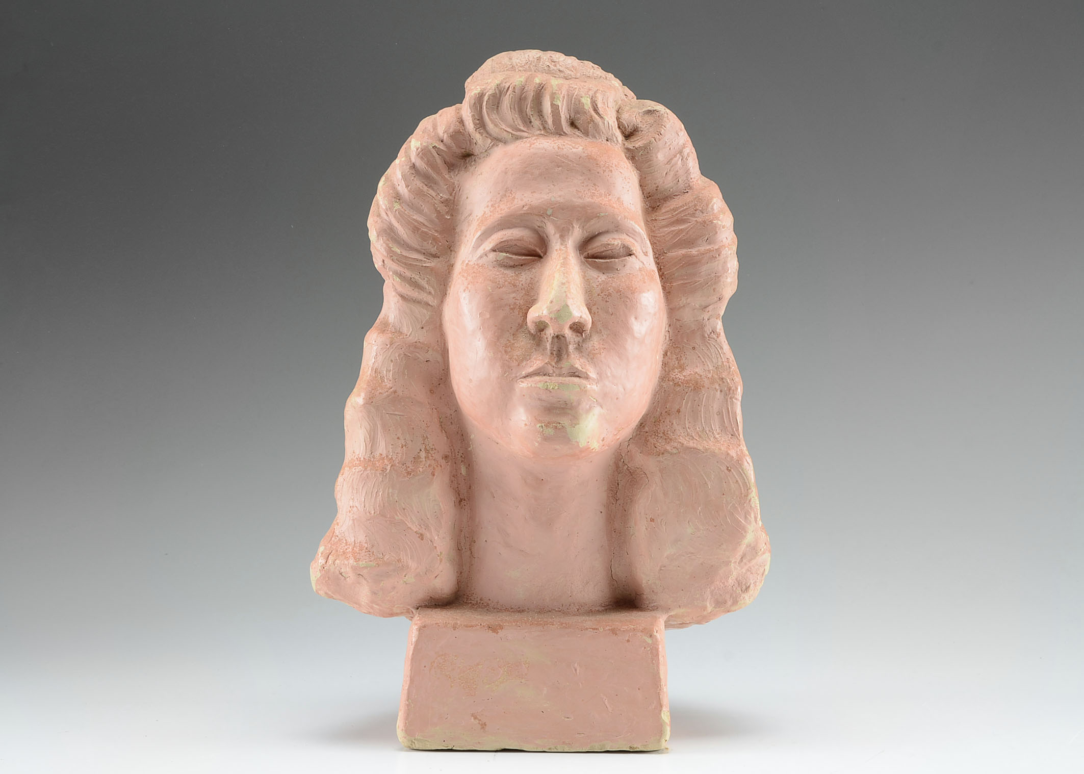 Vintage Art Academy Clay Sculptured Bust