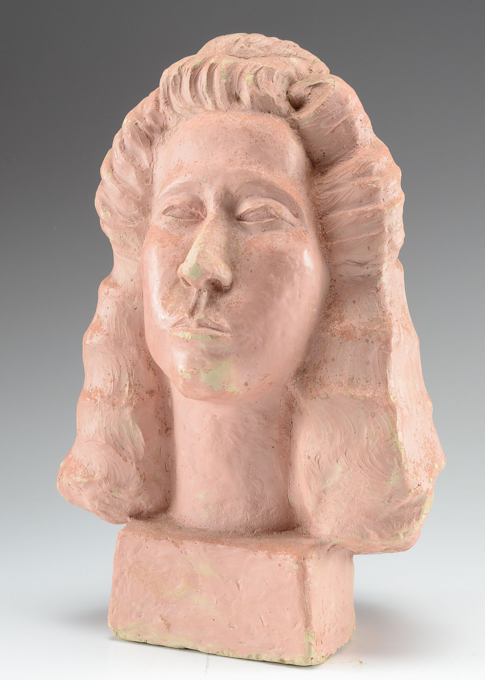 Vintage Art Academy Clay Sculptured Bust