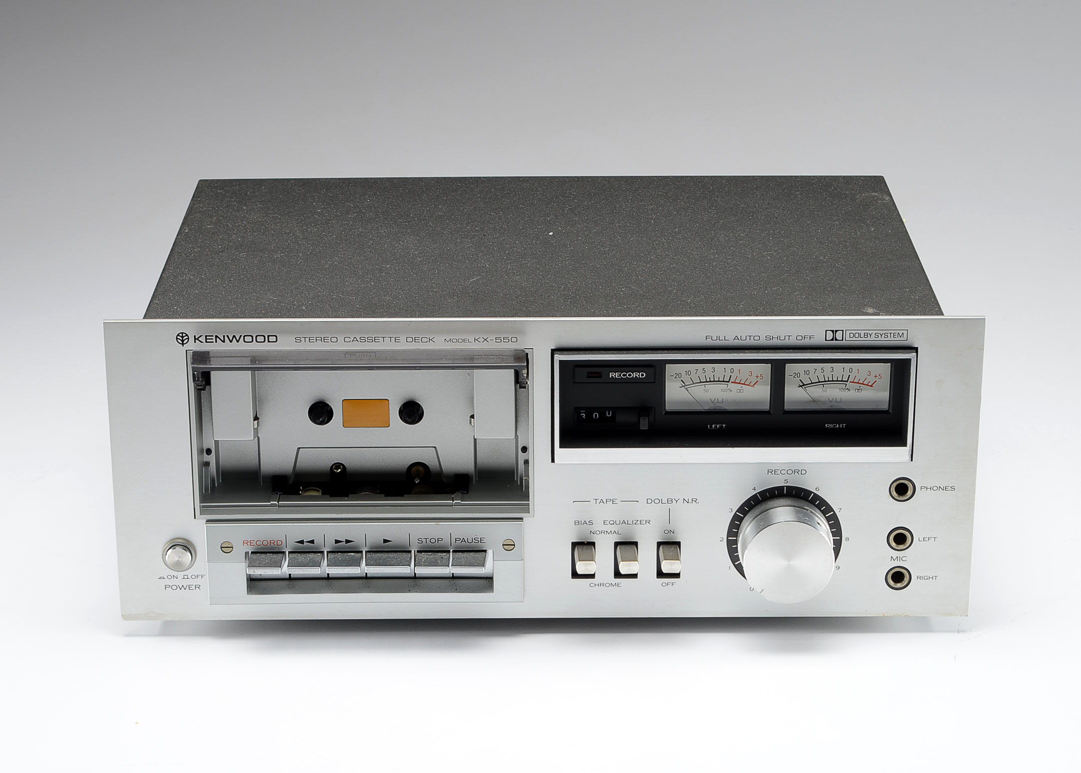 Kenwood Stereo Cassette Deck Model KX-550