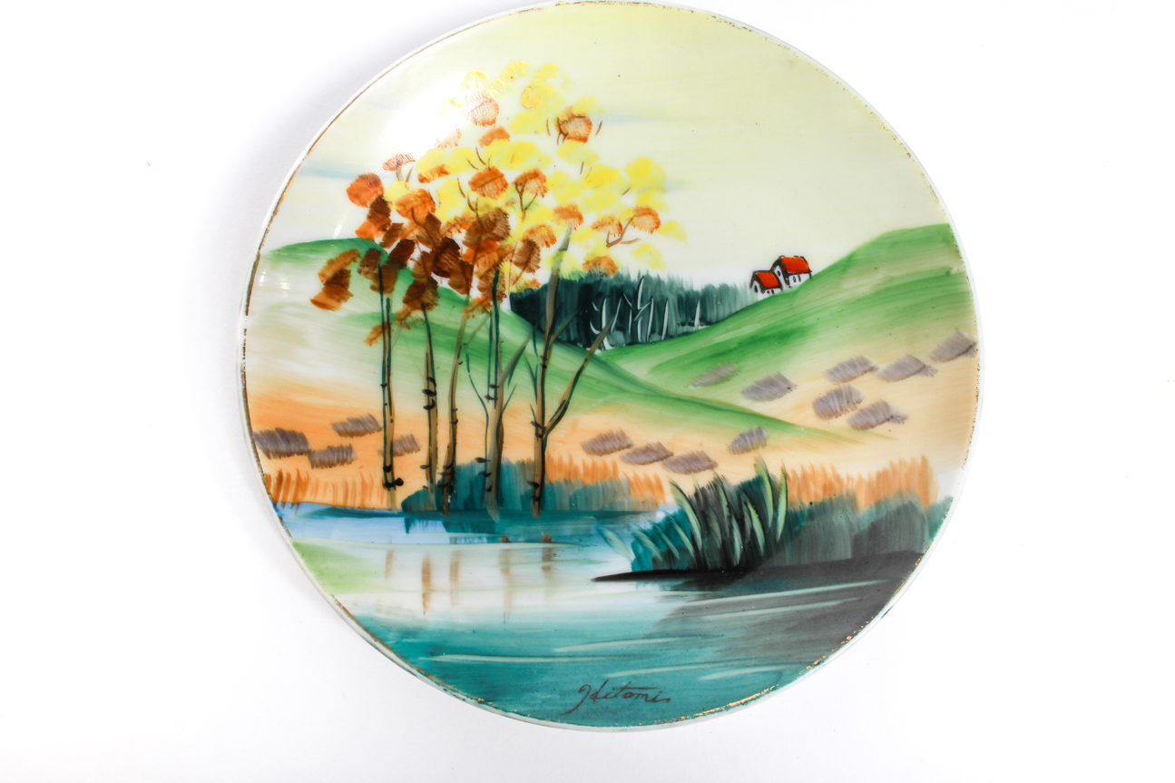 Various Sized Collectible Decorative Plates 