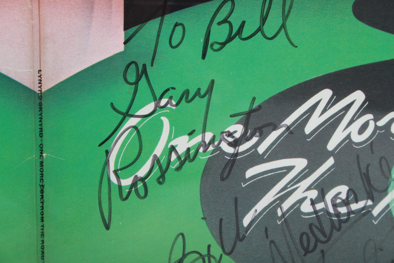 Autographed Lynyrd Skynyrd Album Cover