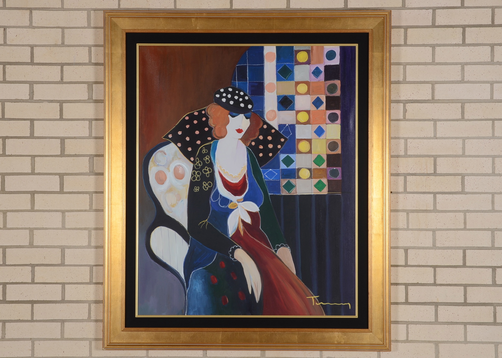 Original Itzchak Tarkay Oil  Painting